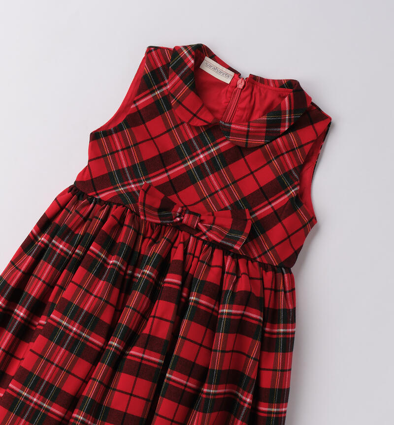 Abito bambina natalizio ROSSO-2253