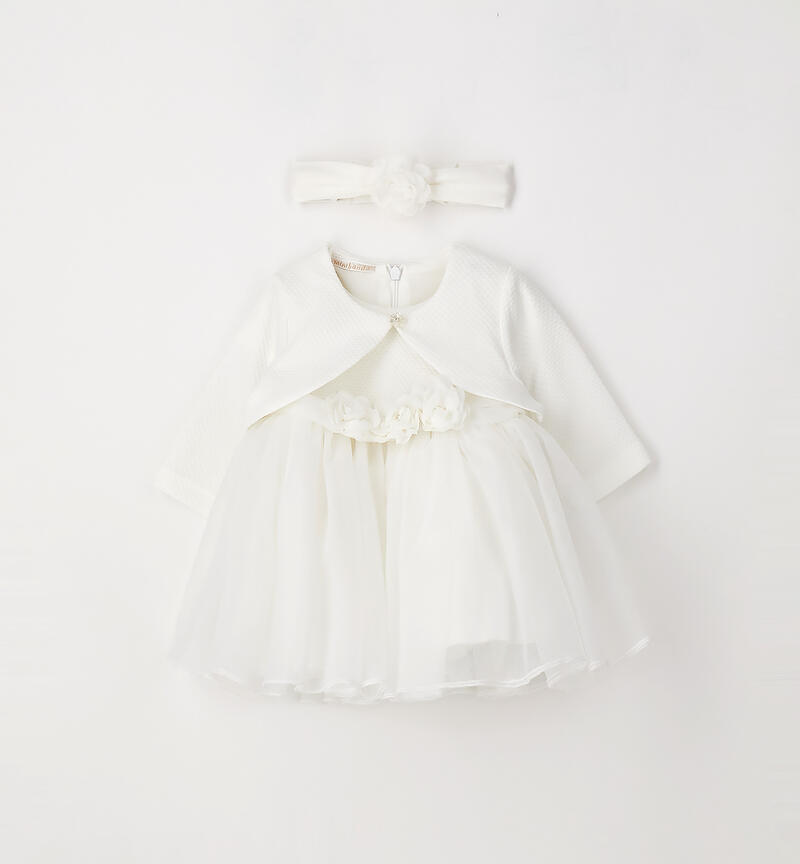 Baby girl's christening dress PANNA-0112