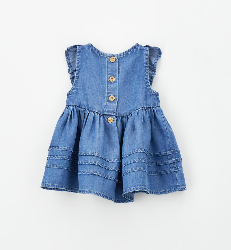Abito bimba neonata Minibanda STONE WASHED CHIARO-7400
