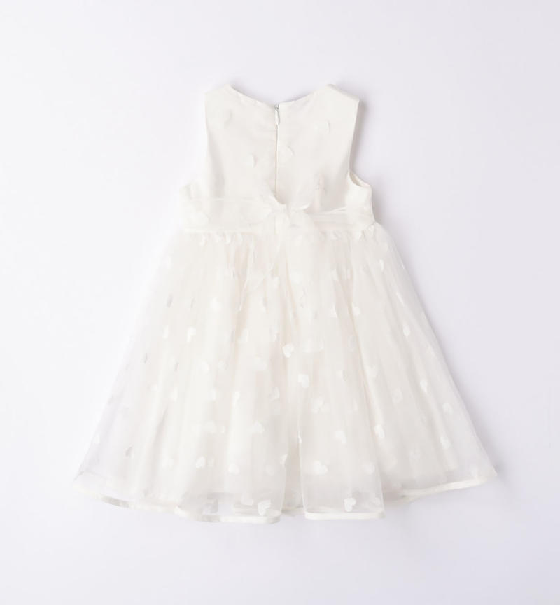 Abito cerimonia in tulle bambina da 9 mesi a 8 anni Sarabanda PANNA-0112