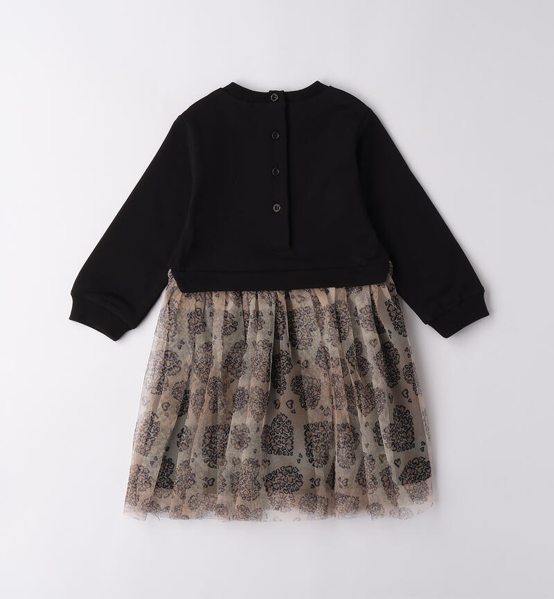 Abito da bambina NERO-0658