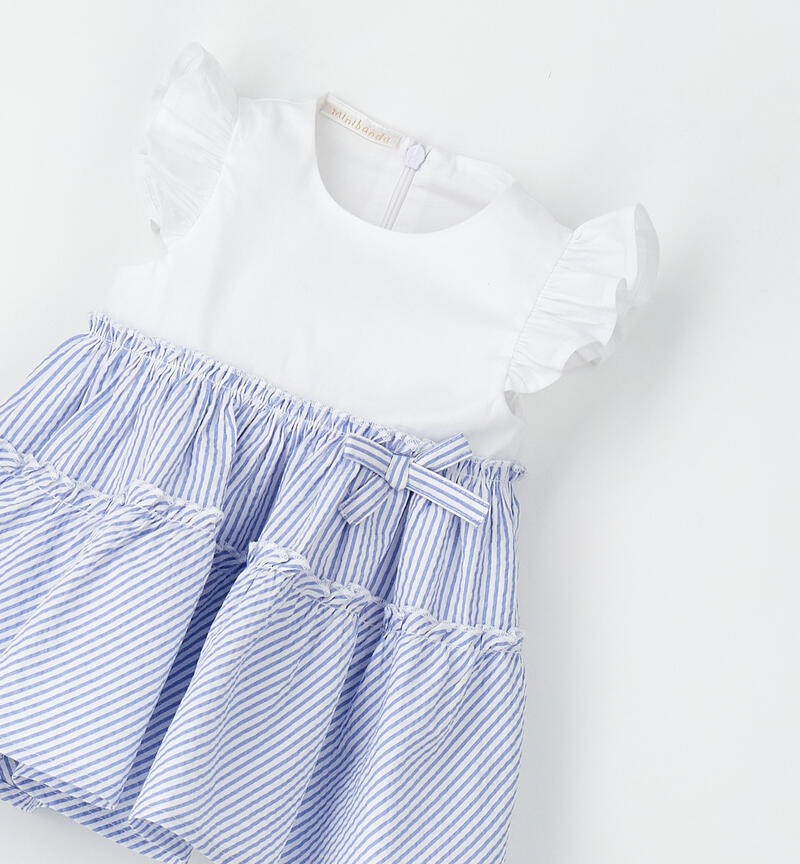 Abito da neonata Minibanda BIANCO-0113