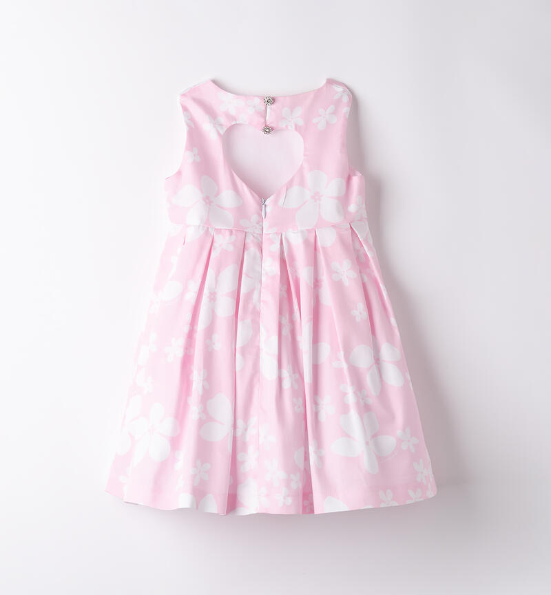 Abito elegante bambina ROSA-BIANCO-6BLR