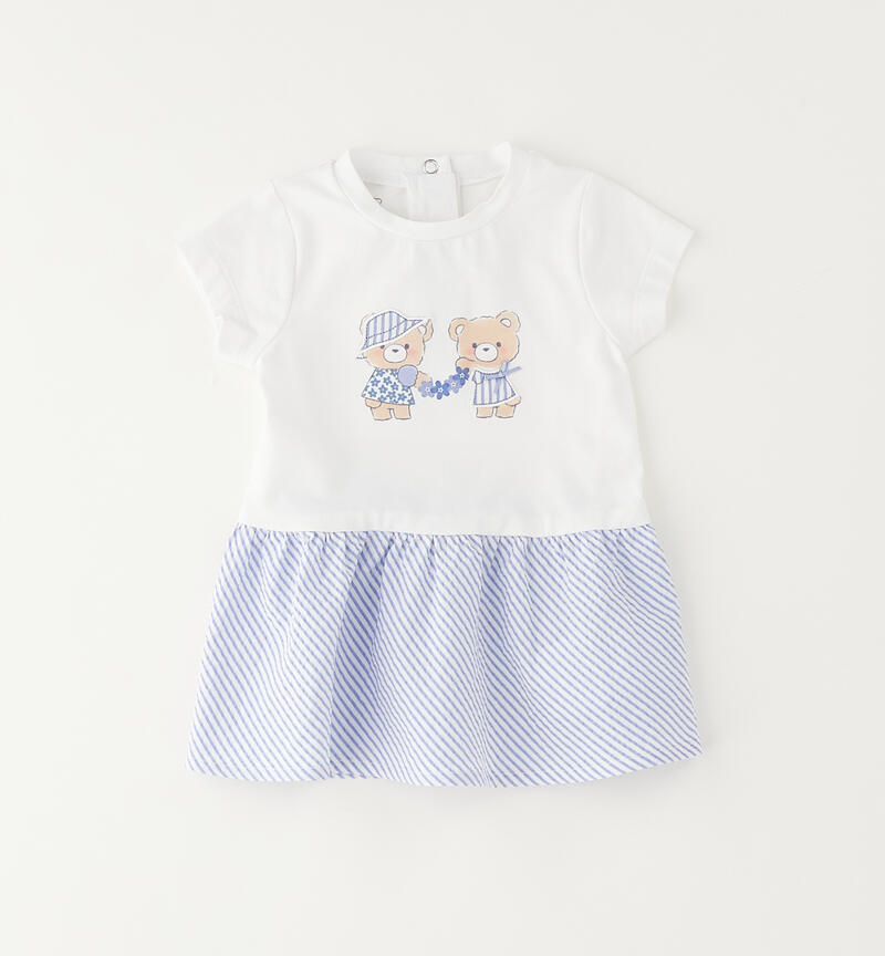 Abito estiva bimba BIANCO-0113