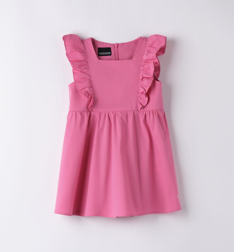 Girls' pink summer dress ROSA-2417