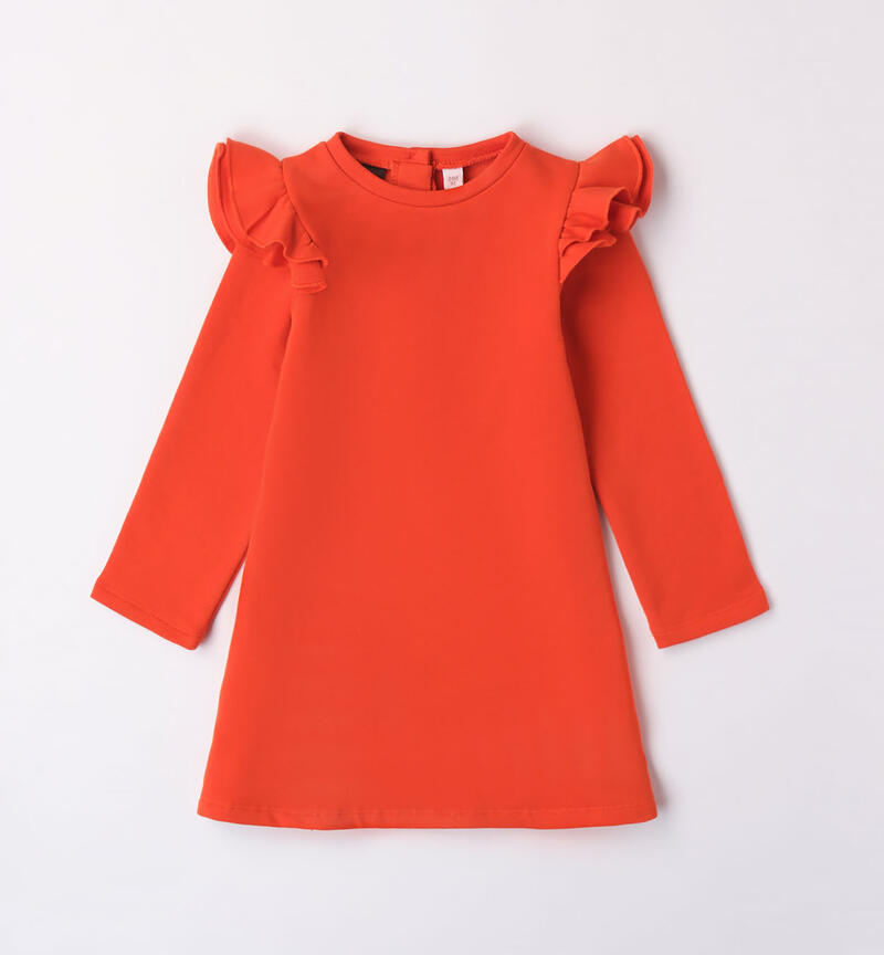 Sarabanda fleece dress for girls from 9 months to 8 years COCCIO-1948