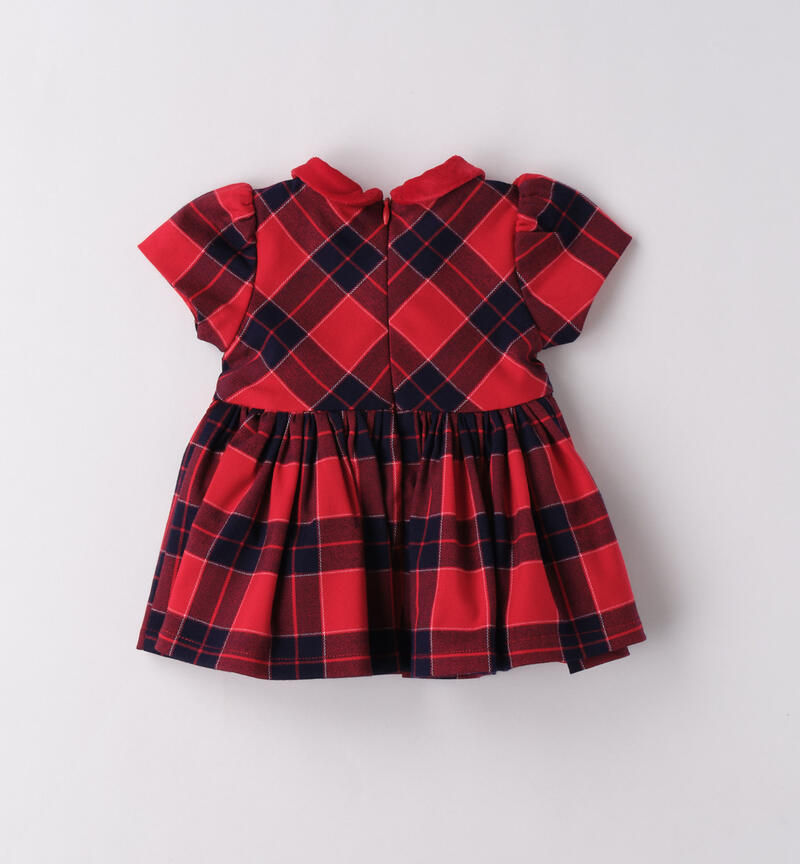 Abito natalizio neonata ROSSO-2253