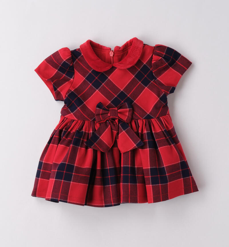 Abito natalizio neonata ROSSO-2253