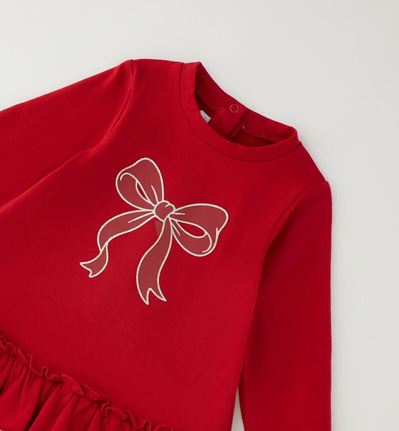 Minibanda baby girl dress ROSSO-2253