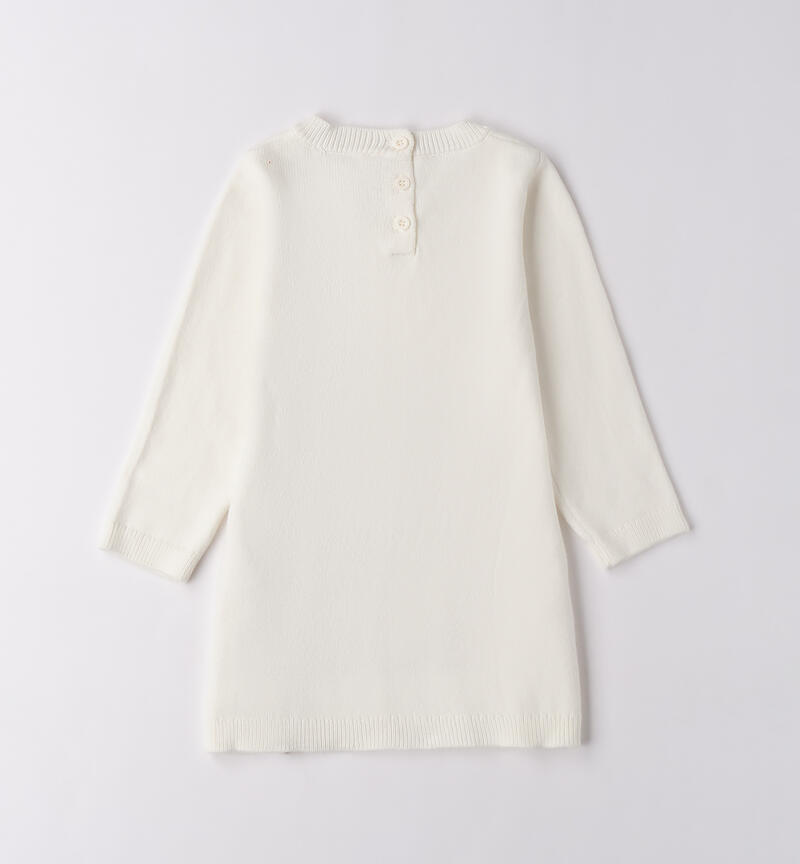 Abito per bambina con orsetti PANNA-0112