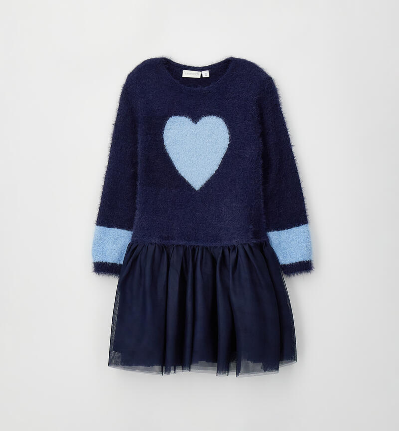 Abito per bambina Sarabanda NAVY-3854