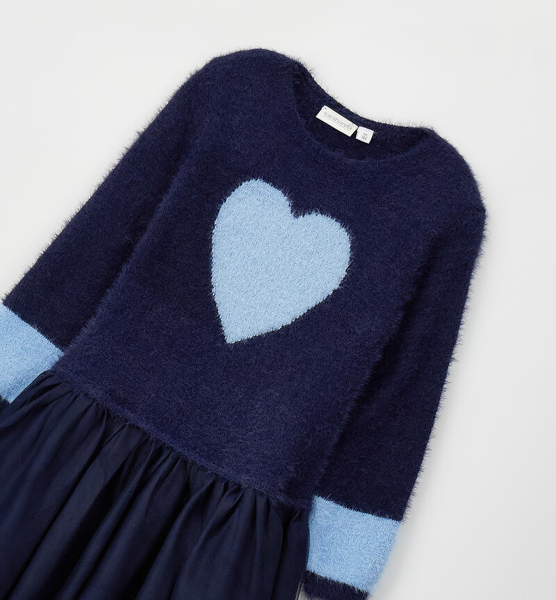 Abito per bambina Sarabanda NAVY-3854
