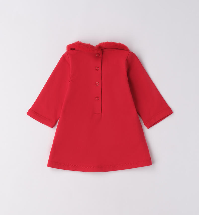 Abito per bimba neonata ROSSO-2253