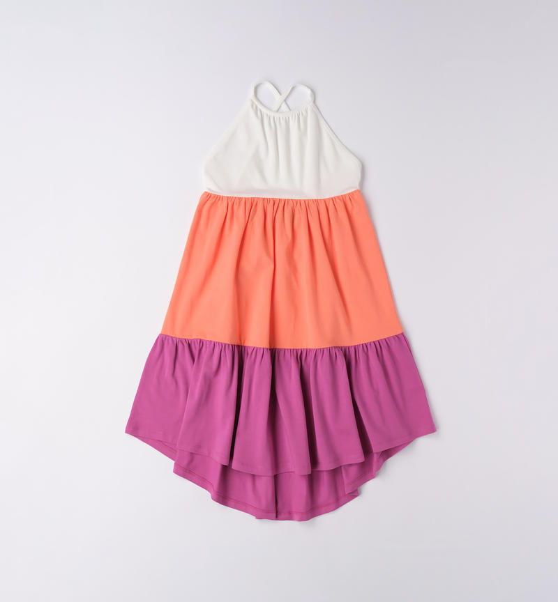 Sarabanda colourful dress for girls from 8 to 16 years ORCHIDEA-2832