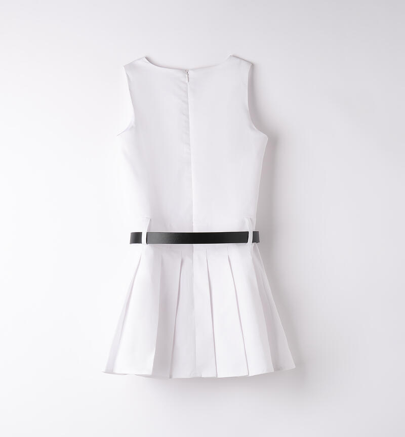 Sarabanda girl dress BIANCO-0113