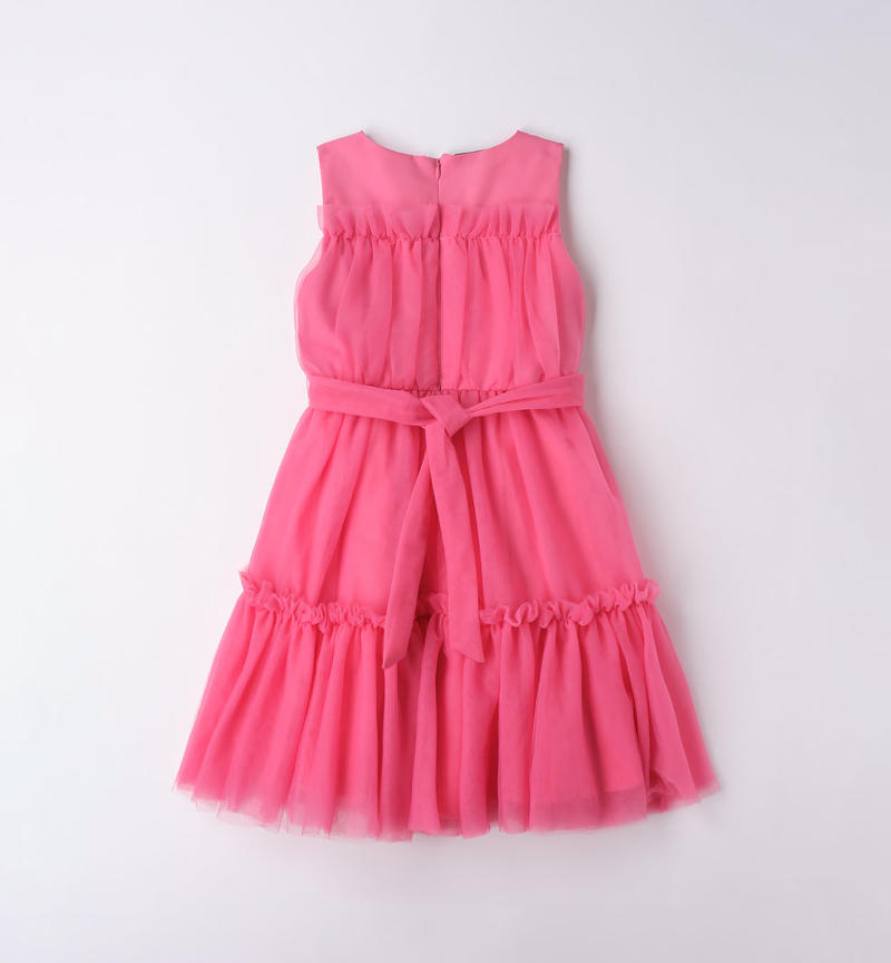 Abito tulle ragazza da 8 a 16 anni Sarabanda ROSA-2426
