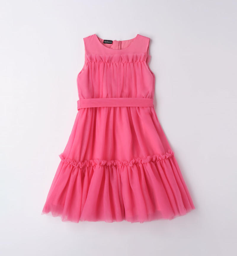 Abito tulle ragazza da 8 a 16 anni Sarabanda ROSA-2426