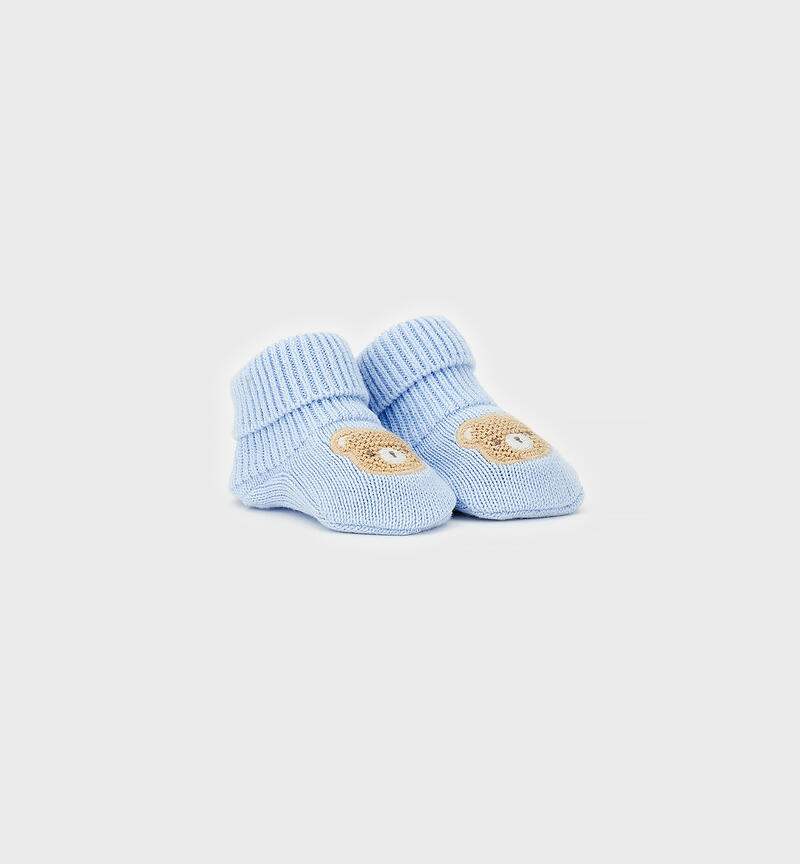 Babbucce neonato Minibanda AZZURRO-3631