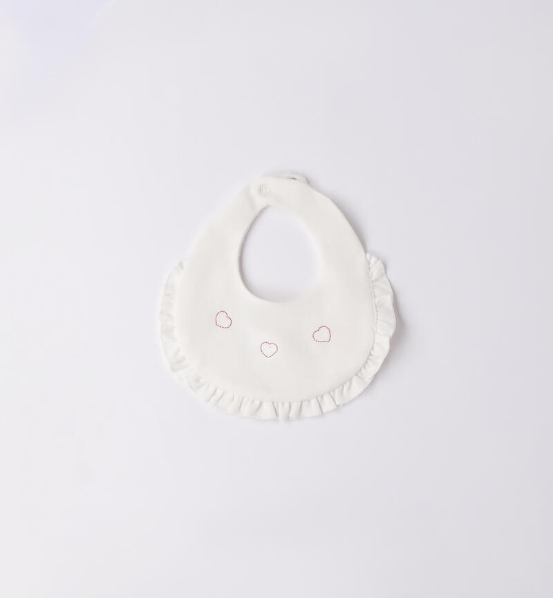 Bavaglio per neonata ROSA ANTICO-2748