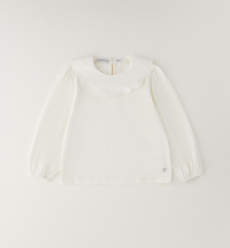 Blusa per bambina Sarabanda PANNA-0112