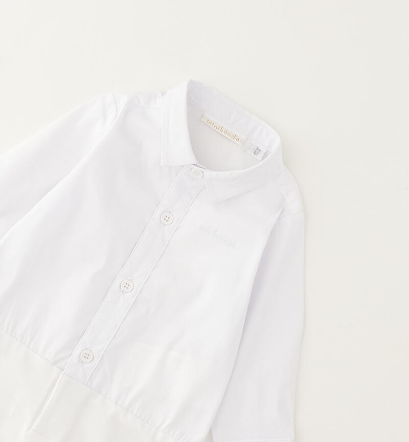 Body camicia neonato BIANCO-0113