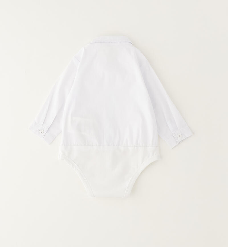 Body camicia neonato BIANCO-0113