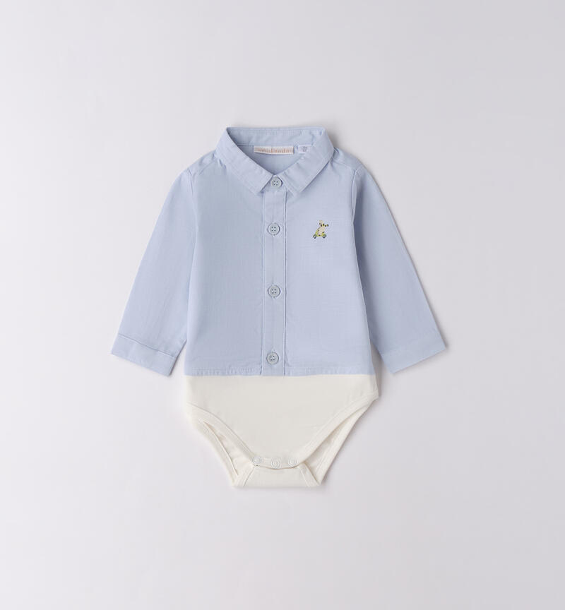 Body camicia neonato L.BLUE-3964