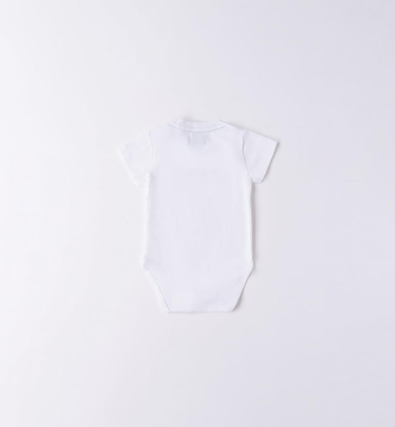 Ducati bodysuit for baby boys from 3 to 24 months BIANCO-0113