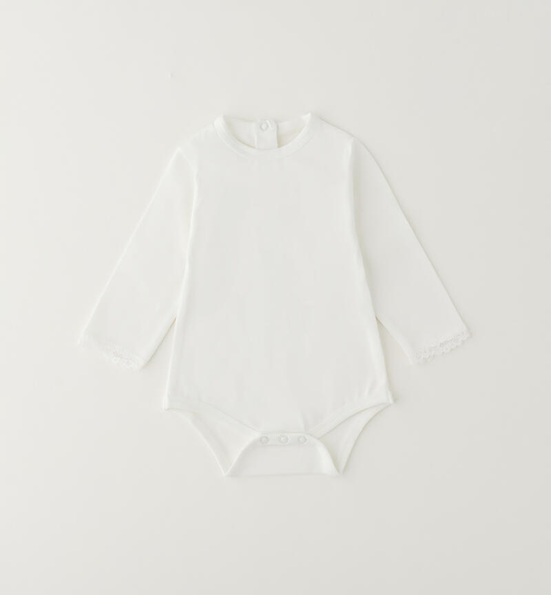 Long-sleeved bodysuit for newborns PANNA-0112