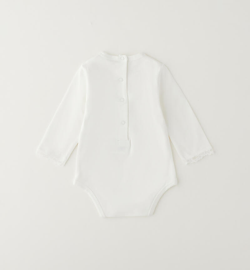 Long-sleeved bodysuit for newborns PANNA-0112