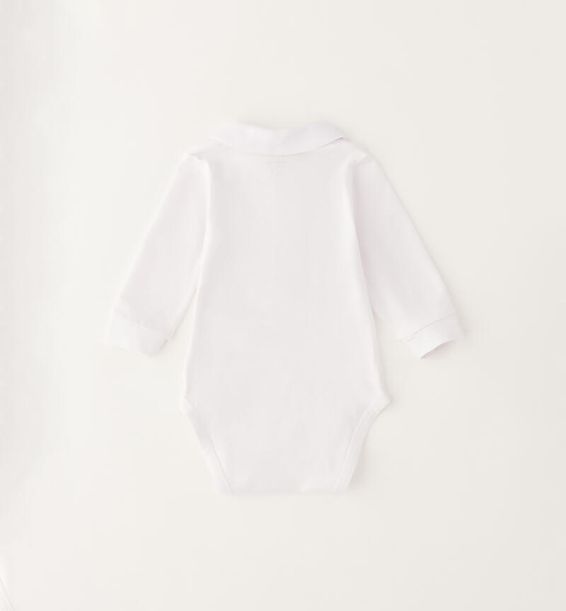 Minibanda baby bodysuit BIANCO-0113