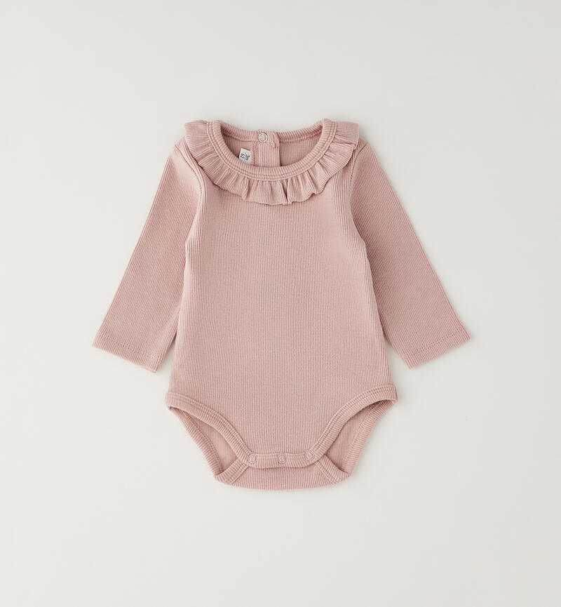 Baby Girl Bodysuit LIGHT PINK-2921