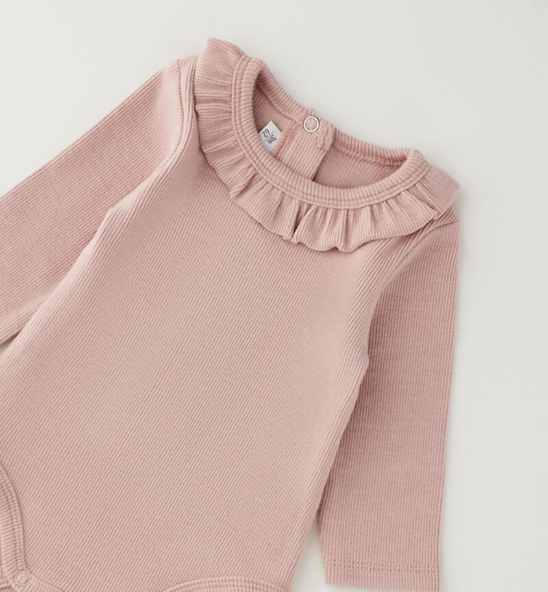 Baby Girl Bodysuit LIGHT PINK-2921