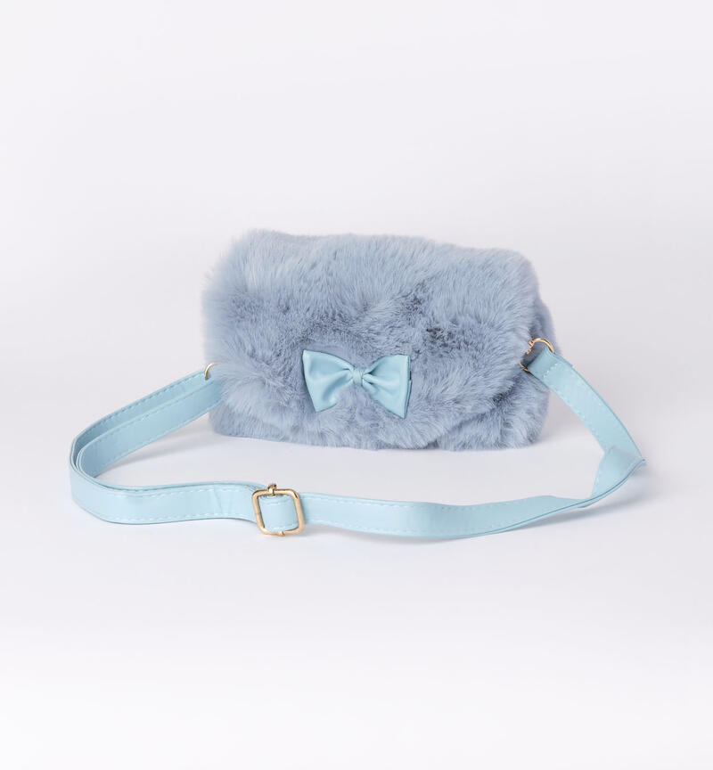 Sarabanda bow bag for girls from 9 months to 8 years LIGHT BLUE-3623