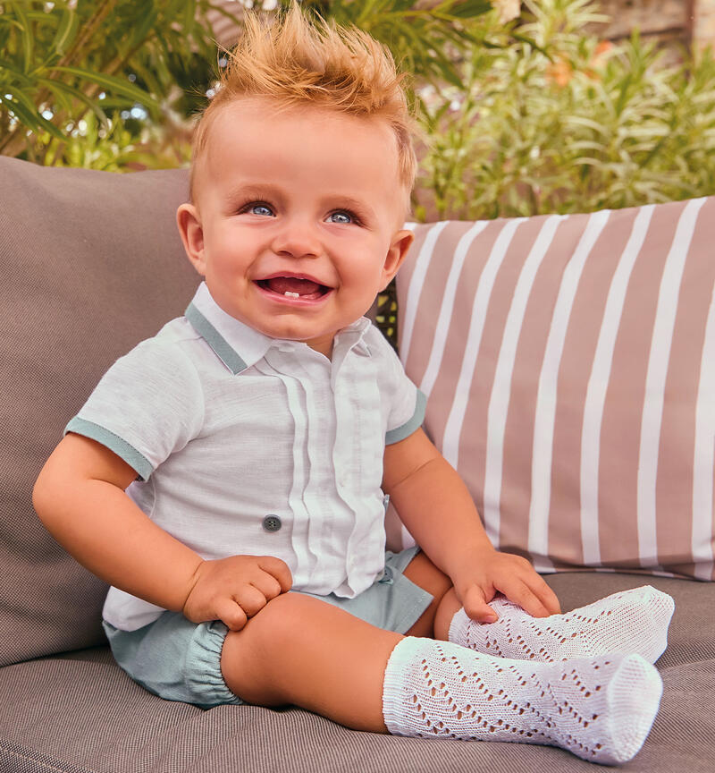 Minibanda baby socks BIANCO-0113