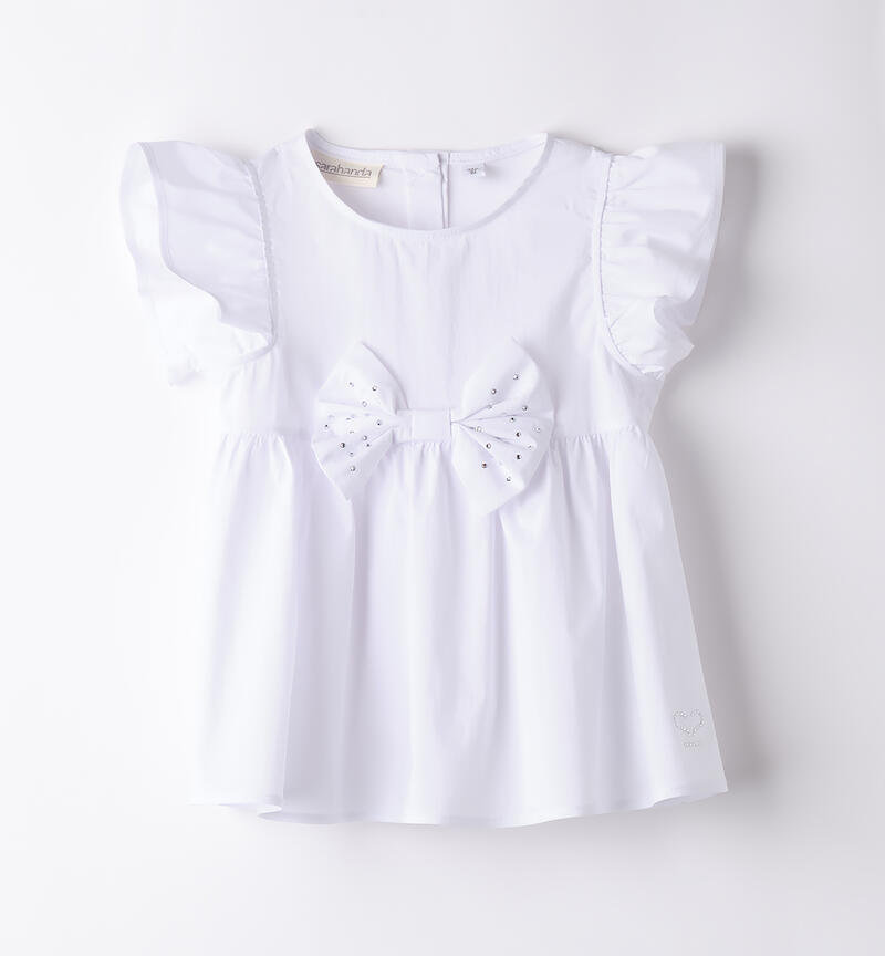 Camicetta per bambina BIANCO-0113