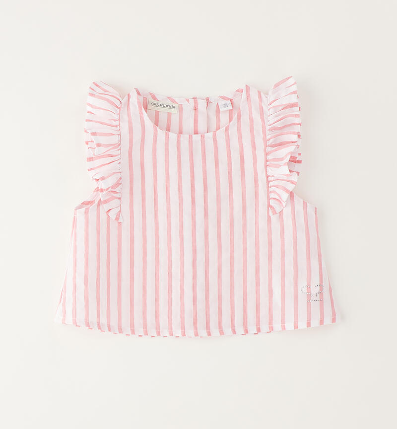 Sarabanda blouse for girls PINK-2372