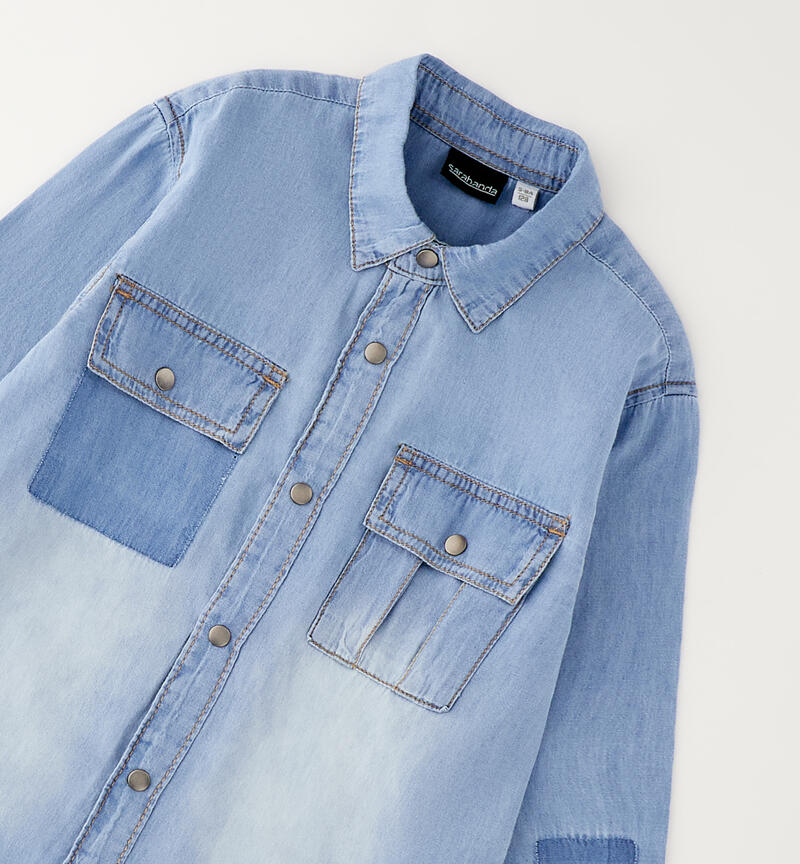 Camicia 100% cotone ragazzo STONE BLEACH-7350