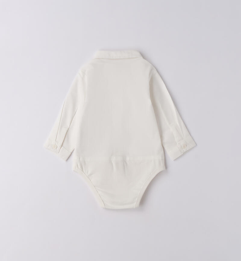 Camicia a body neonato PANNA-0112