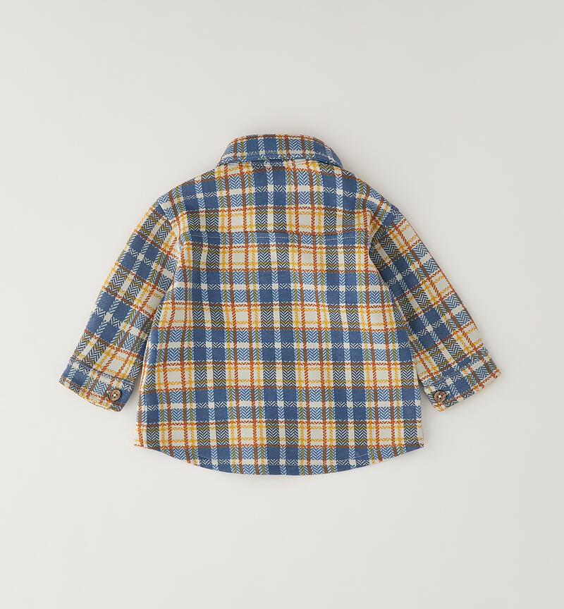 Children's checked shirt BEIGE-MULTICOLOR-6CES
