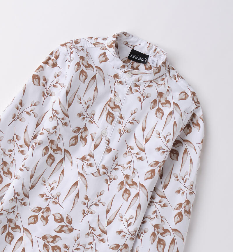 Baby boy Korean shirt BIANO-MARRONE-6BHP