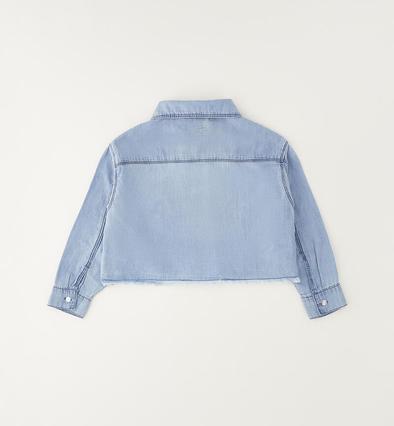 100% cotton girls' shirt LAVATO CHIARISSIMO-7300