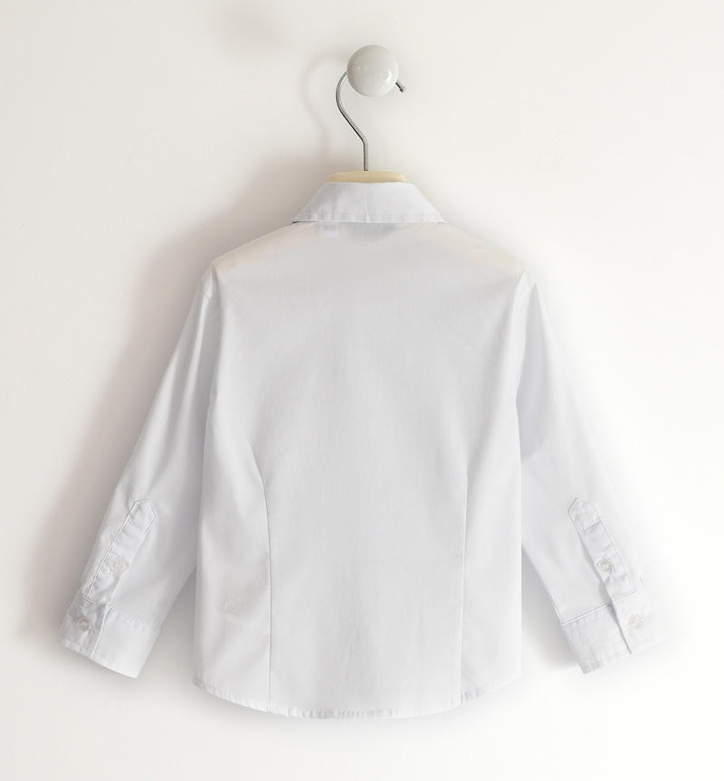 Sarabanda boy s elegant shirt from 9 months to 8 years BIANCO-0113