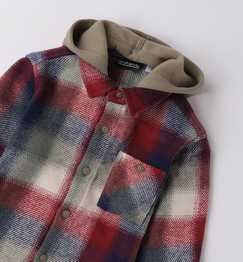 Sarabanda boy's shirt BORDEAUX-2297