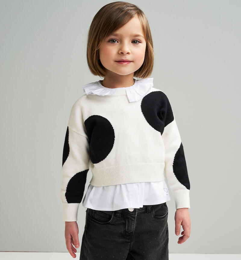 White shirt for girls BIANCO-0113