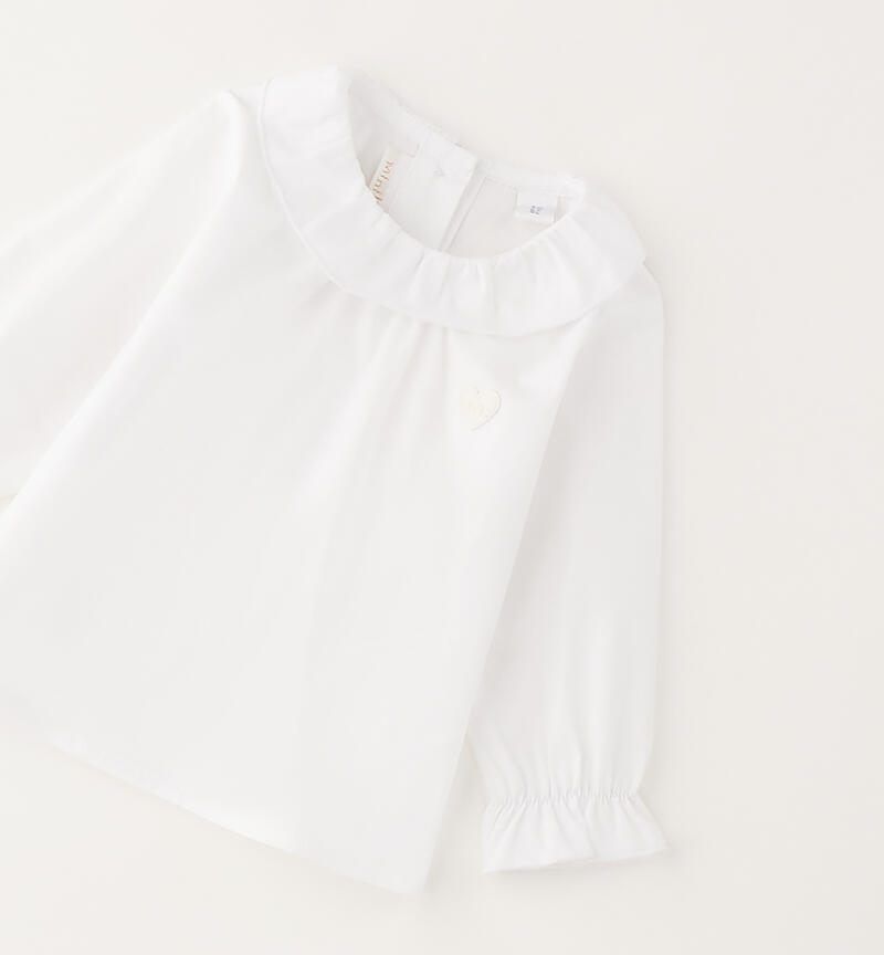 White shirt for girls BIANCO-0113