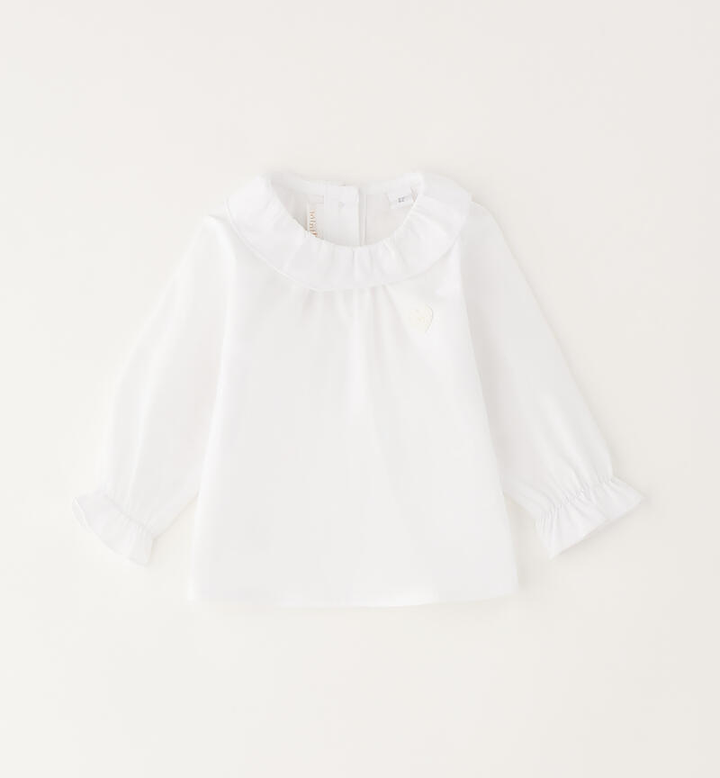 White shirt for girls BIANCO-0113