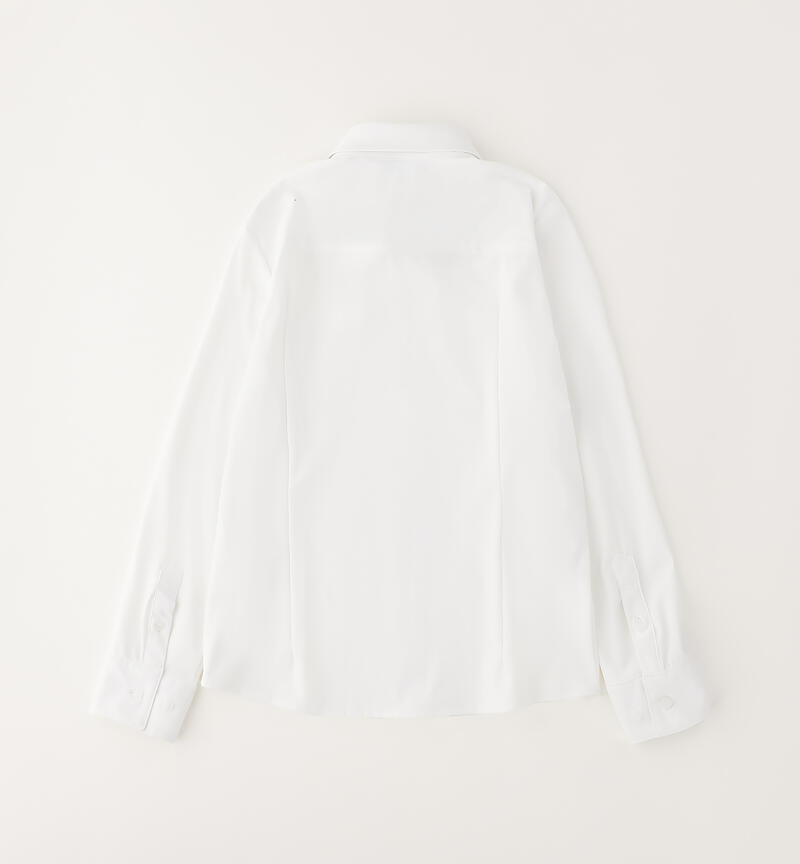 Boy's white shirt BIANCO-0113