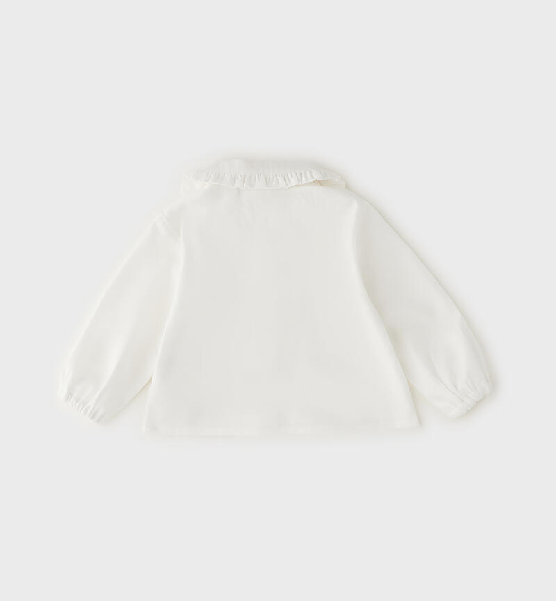 Baby girl's white shirt PANNA-0112