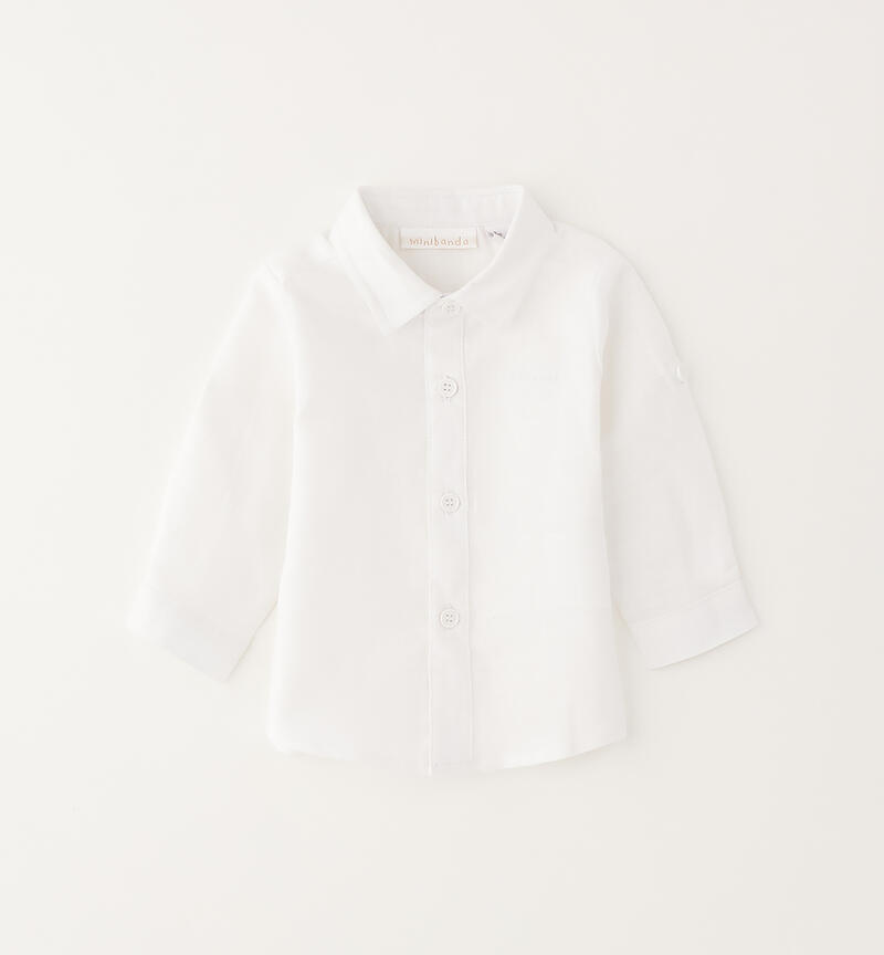Minibanda children's shirt BIANCO-0113